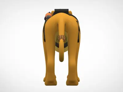 TF2 Soldier Lion 3D model