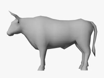 Farm Animals Low-poly 3D model