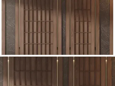 Decorative V78 Wall Panels 3D model
