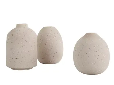 Boho Ceramic Vase 3D model