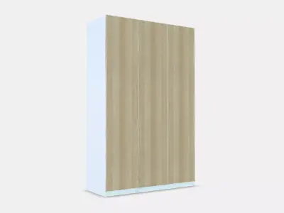 PAX - FORSAND Wardrobe combination 9 Low-poly 3D model