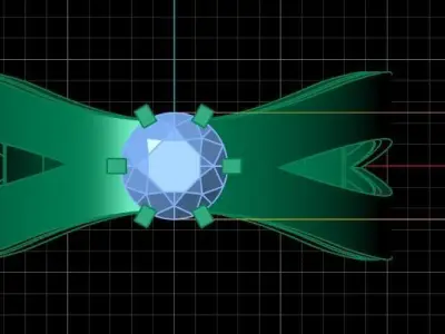 Luxury Engagement ring 3d Printable Model 3D print model