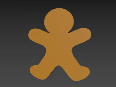 Gingerbread Man 3D print model purchase