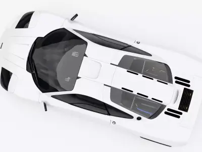 McLaren F1 1993 Low-poly 3D model purchase