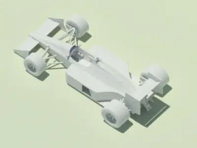 Detailed model of McLaren MP4-4 3D model