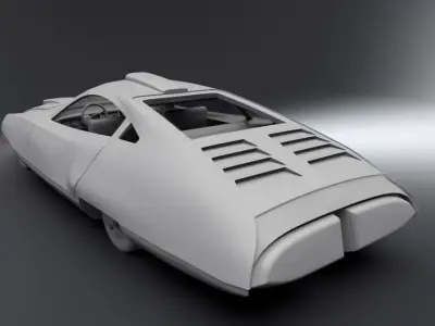 Ed Strakers Car Scale model 3D print model