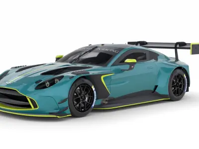 Aston martin Vantage GT3 EVO 2024 3D model