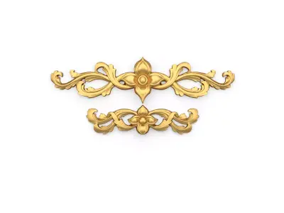 Classic decor ornament 134 3D model