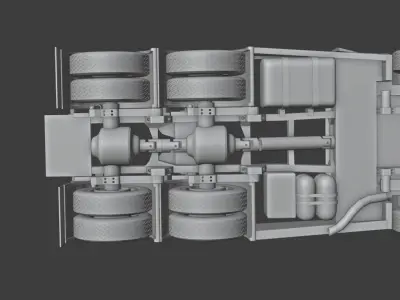 Scania truck model made for 3d printer 3D print model