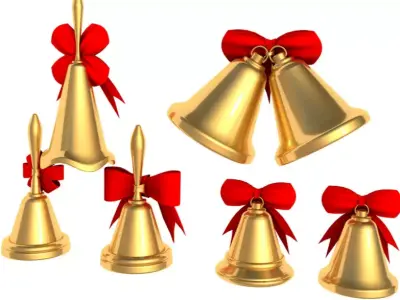 Cristmas Bell collection 3D model