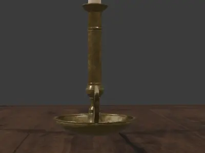 Antique Table Chair 3D model