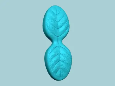 Thyme Leaf Mold - Artificial Herb Molding Tool 3D print model