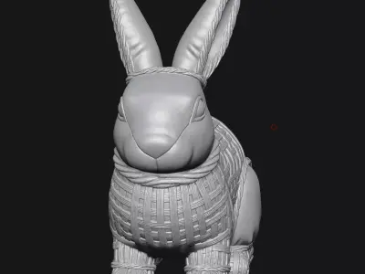 rabbit 3D print model