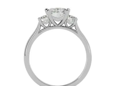 Solitaire ring model 3D print model get