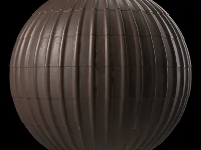 Roof Tile Materials 101- Metal Roofing By Snow - Sbsar Pbr 4k Texture