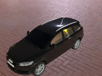 Audi Q7 Car 3D Model 3D model