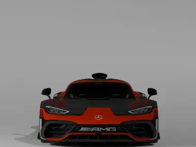 Mercedes AMG One 2021 HQ 3d model 3D model