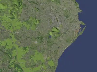 Edinburgh Scotland - city and urban 3D model