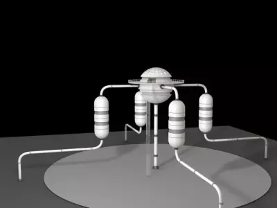 Sci Fi Structure 001 Free 3D model