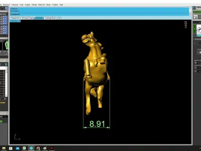 Rearing Horse Sculpture 3D Model for Jewelry and Decor 4251 3D print model