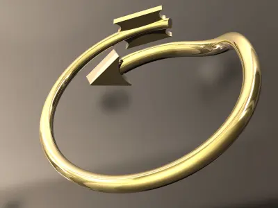 Arrow Ring 3D print model purchase
