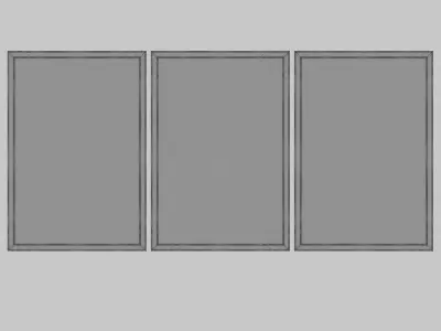 Art Frames 151- Flamingos 3D model