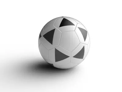 Soccer Ball  M06 Low-poly 3D model