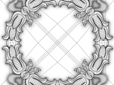 Decorative Ceiling Tile 3D model order