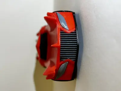 Car Protoype with rotating wheels 3D print model