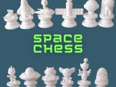 Space Chess 3D print model