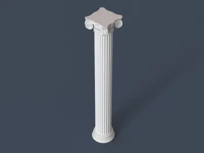 Ionic Column 004 3D model