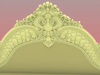bed desgin 3d model file STL and rhino 3D model
