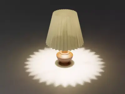 3D Lamp model Low-poly 3D model