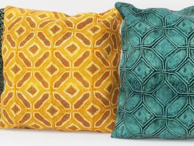 Set-134 three pillows 3D model