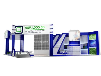 Booth Exhibition Stand a 546 3D model
