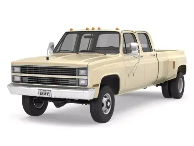 GENERIC PICKUP TRUCK 6 3D model