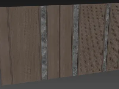 Decorative V50 Wall Panels 3D model