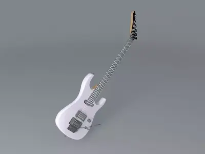 Buddy Blaze custom guitar Free 3D model