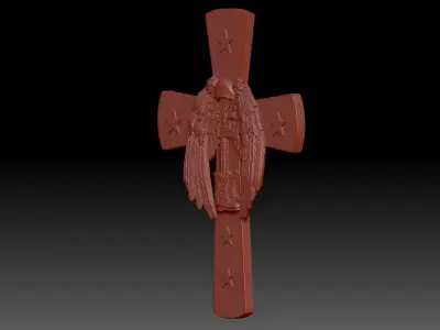Cross 3D print model