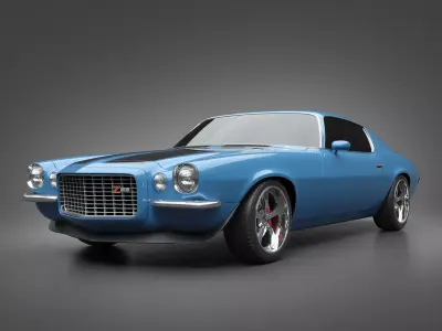 1972 Chevrolet Camaro Z28 3D model