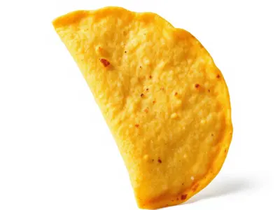 Lifelike Tortilla Chip Golden Crisp Surface model pack Low-poly 3D model