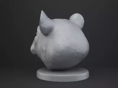 Rat Bust - Animal Figurine 3D print model