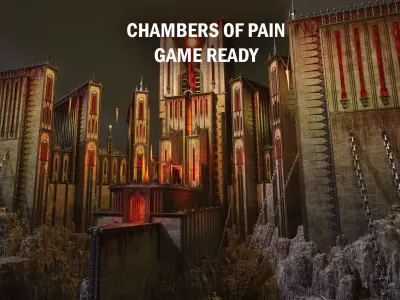 Chambers Of Pain Low-poly 3D model