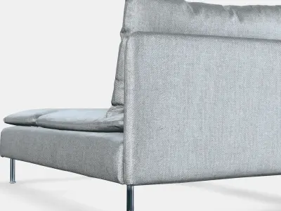 SODERHAMN Lounge chair Low-poly 3D model