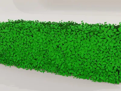 Stylized Bush Low-poly 3D model
