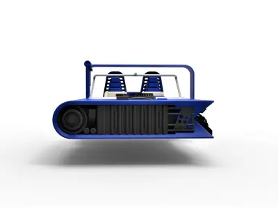 M-68 Landspeeder of Han Solo Scale 1 to 24 3D print model