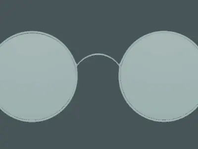 Spectales harry potter glasses 3D model