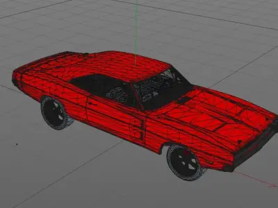 Dodge Charger RT 1970 3D model