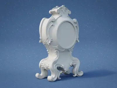 Wonderland Clock 3D print model