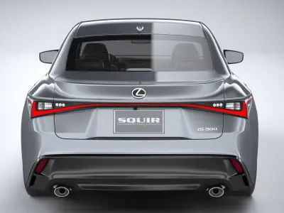 Lexus IS 2021 3D model